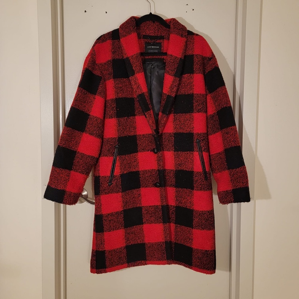 Lucky Brand Plaid Jacket Size XS